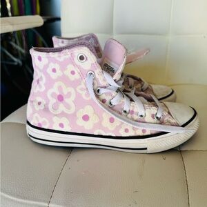 Converse Kids High-Top Sneakers - Pink Floral